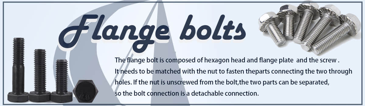 DIN6921 Blue-White Zinc Plated Hexagon Head Flange Bolt