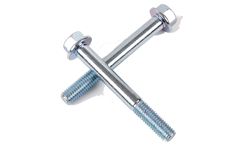 DIN6921 Blue-White Zinc Plated Hexagon Head Flange Bolt