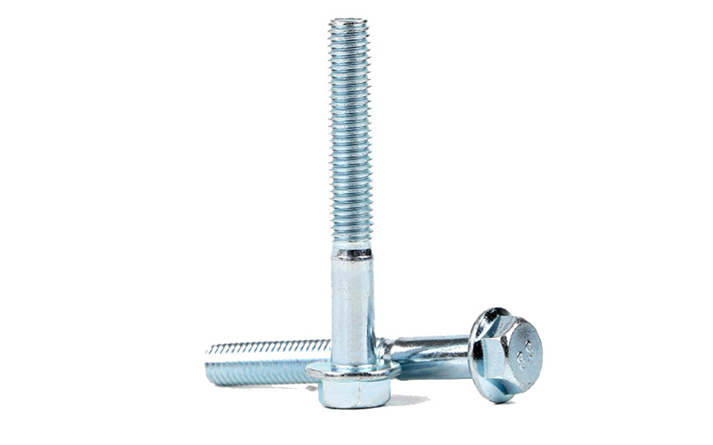 DIN6921 Blue-White Zinc Plated Hexagon Head Flange Bolt