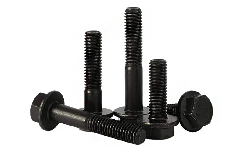 Black Oxide DIN6921 GB5787 ASME B18.2.1.8 Hex Flange Bolts