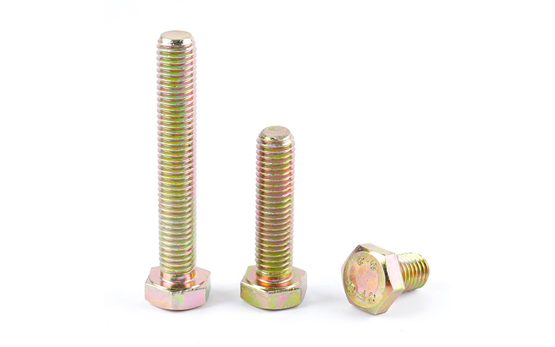 Color Zinc Hex Flange Step Bolt and Nut and Nut for Automobile Seat Safety Belt