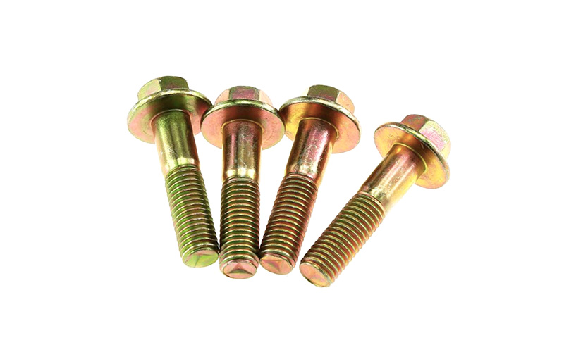 Color Zinc Hex Flange Step Bolt and Nut and Nut for Automobile Seat Safety Belt