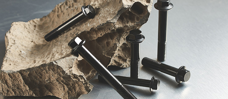 Black Oxide DIN6921 GB5787 ASME B18.2.1.8 Hex Flange Bolts