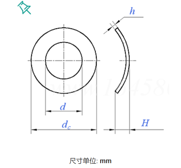DIN 137A / GB 860 Curved Spring Washer
