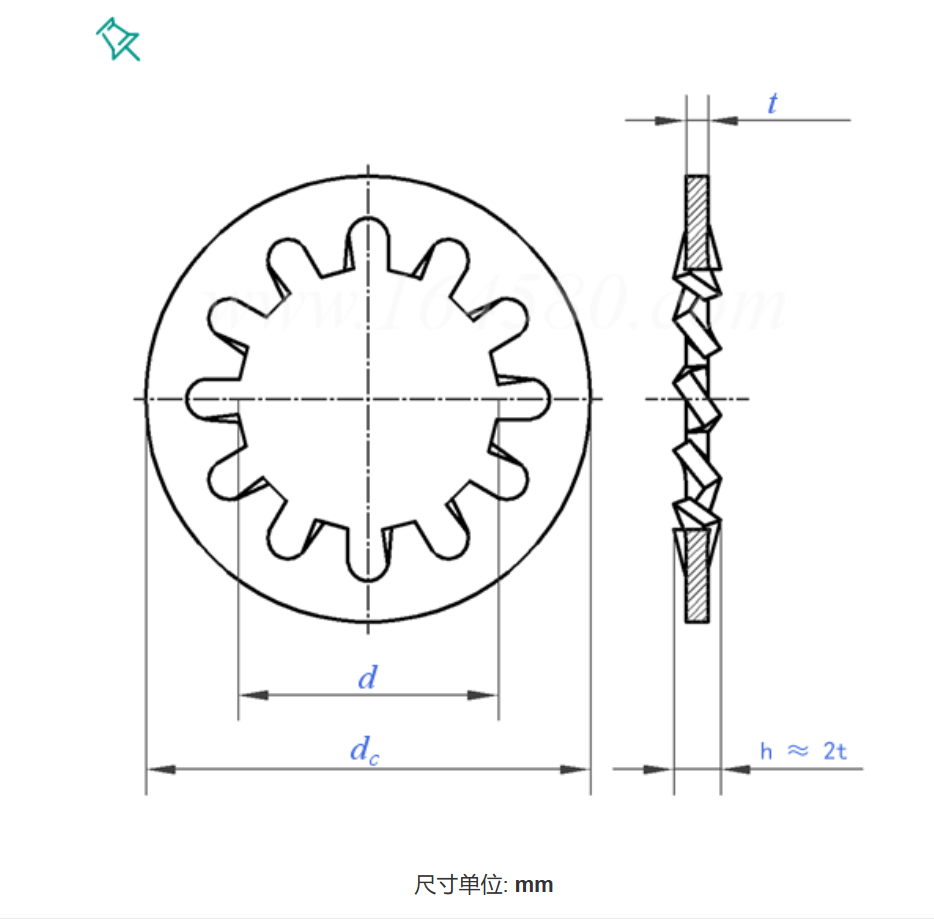 Internal Tooth Lock Washer (DIN 6797J / GB 861.1)